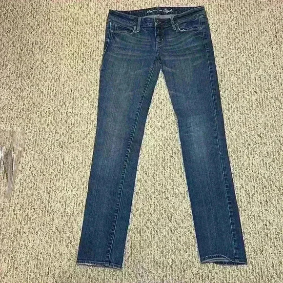 American Eagle Outfitters Stretch Skinny Denim Jeans Women’s Size 4 - Picture 2 of 14